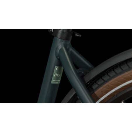 Cube Touring Hybrid One 500 Wh E-Bike Easy Entry 28&quot; darkgreen&acute;n&acute;green