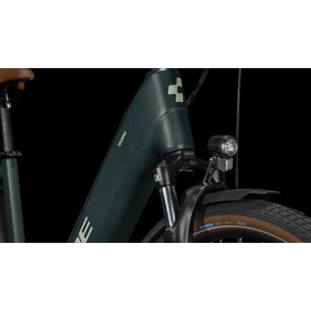 Cube Touring Hybrid One 500 Wh E-Bike Easy Entry 28&quot; darkgreen&acute;n&acute;green