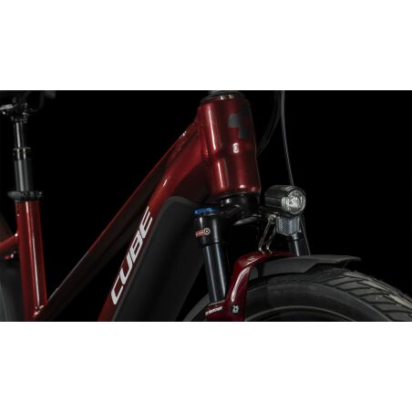 Cube Touring Hybrid EXC 625 Wh E-Bike Trapeze 28&quot; red&acute;n&acute;white