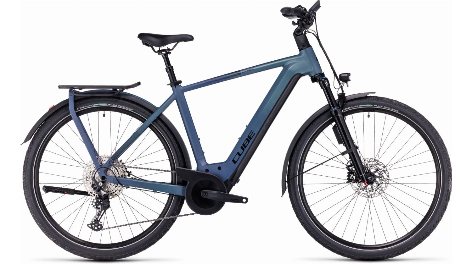 Cube Kathmandu Hybrid ABS 750 Wh E-Bike Diamant 28" smaragdgrey´n´blue