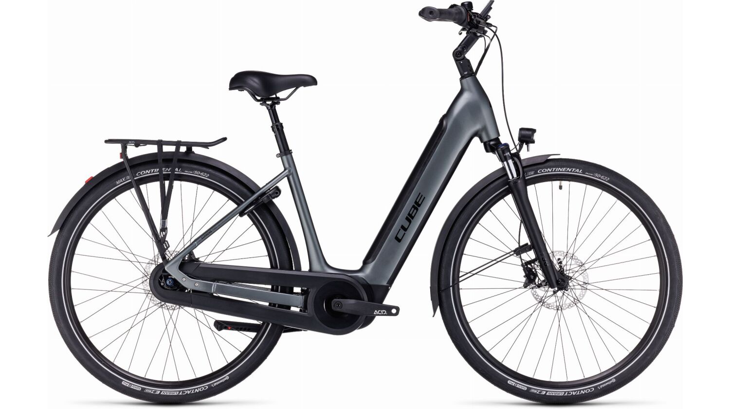 Cube Supreme Hybrid Pro 500 Wh E-Bike Easy Entry flashgrey´n´black