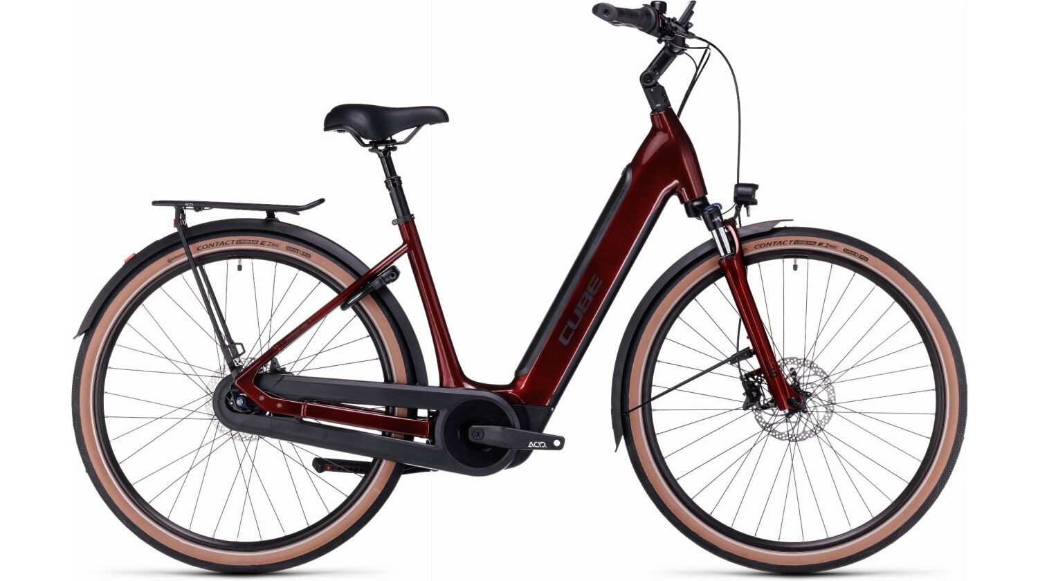 Cube Supreme Hybrid Pro 625 Wh E-Bike Easy Entry red´n´black