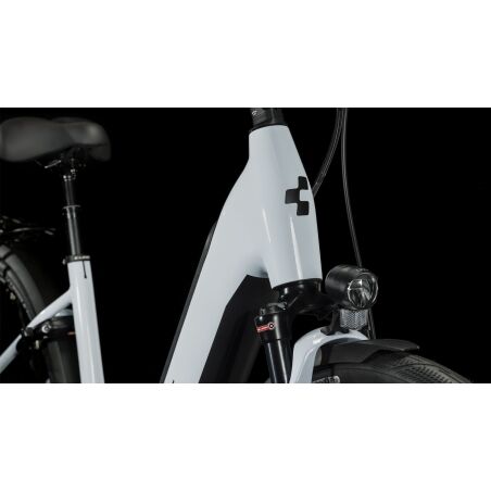 Cube Supreme Hybrid EXC 500 Wh E-Bike Easy Entry 28&quot; flashwhite&acute;n&acute;black