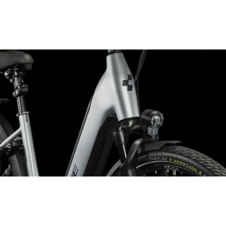 Cube Supreme RT Hybrid SLX 625 Wh E-Bike Easy Entry 28&quot; polarsilver&acute;n&acute;black