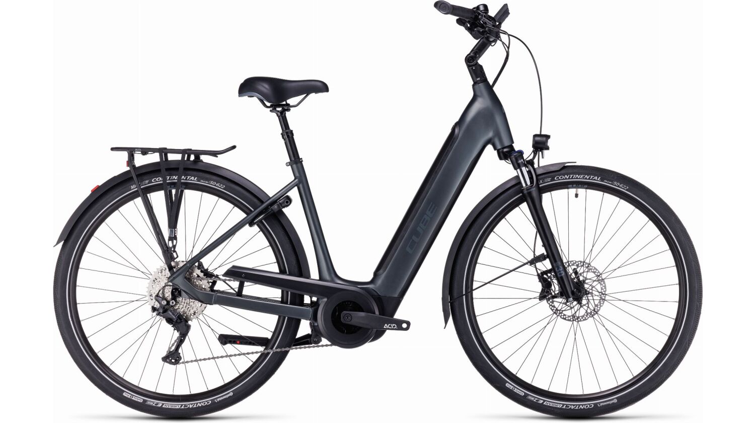 Cube Supreme Sport Hybrid Pro 500 Wh E-Bike Easy Entry grey´n´grey