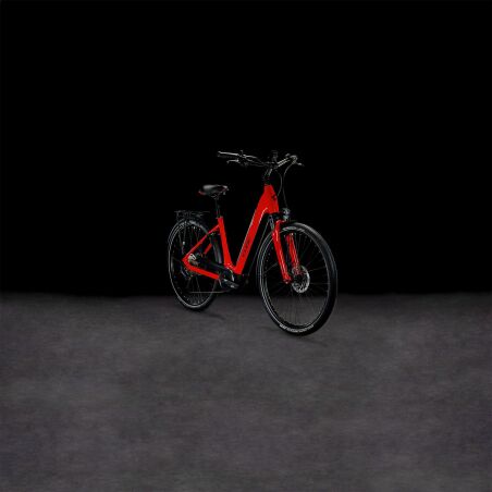 Cube Supreme Sport Hybrid Pro 500 Wh E-Bike Easy Entry red&acute;n&acute;black