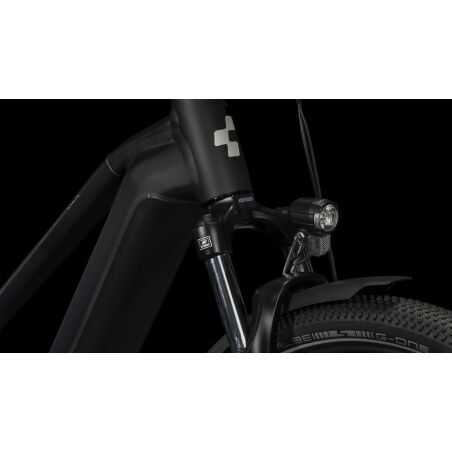 Cube Nuride Hybrid Pro 625 Wh Allroad E-Bike Trapeze 28&quot; black&acute;n&acute;metal