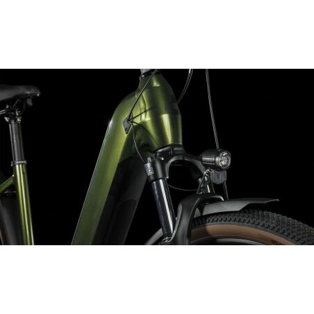 Cube Nuride Hybrid Pro 625 Wh Allroad E-Bike Easy Entry 28&quot; shinymoss&acute;n&acute;black