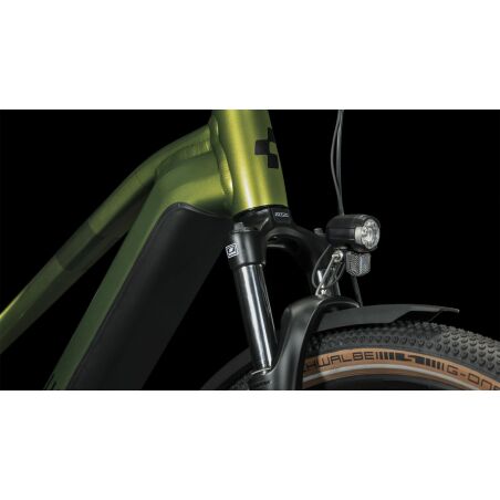 Cube Nuride Hybrid Pro 750 Wh Allroad E-Bike Trapeze 28&quot; shinymoss&acute;n&acute;black