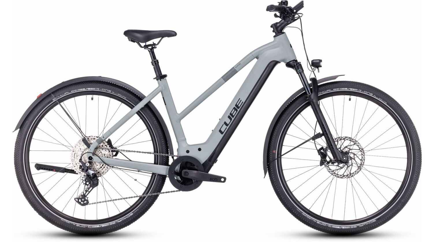 Cube Nuride Hybrid SLX 750 Wh Allroad E-Bike Trapeze 28" grey´n´black