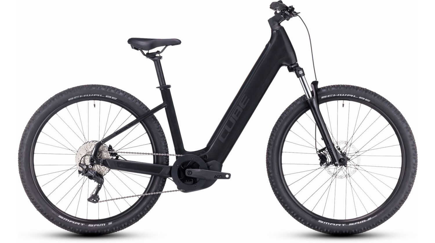 Cube Reaction Hybrid One 750 Wh E-Bike Hardtail Easy Entry 27,5" grey´n´black