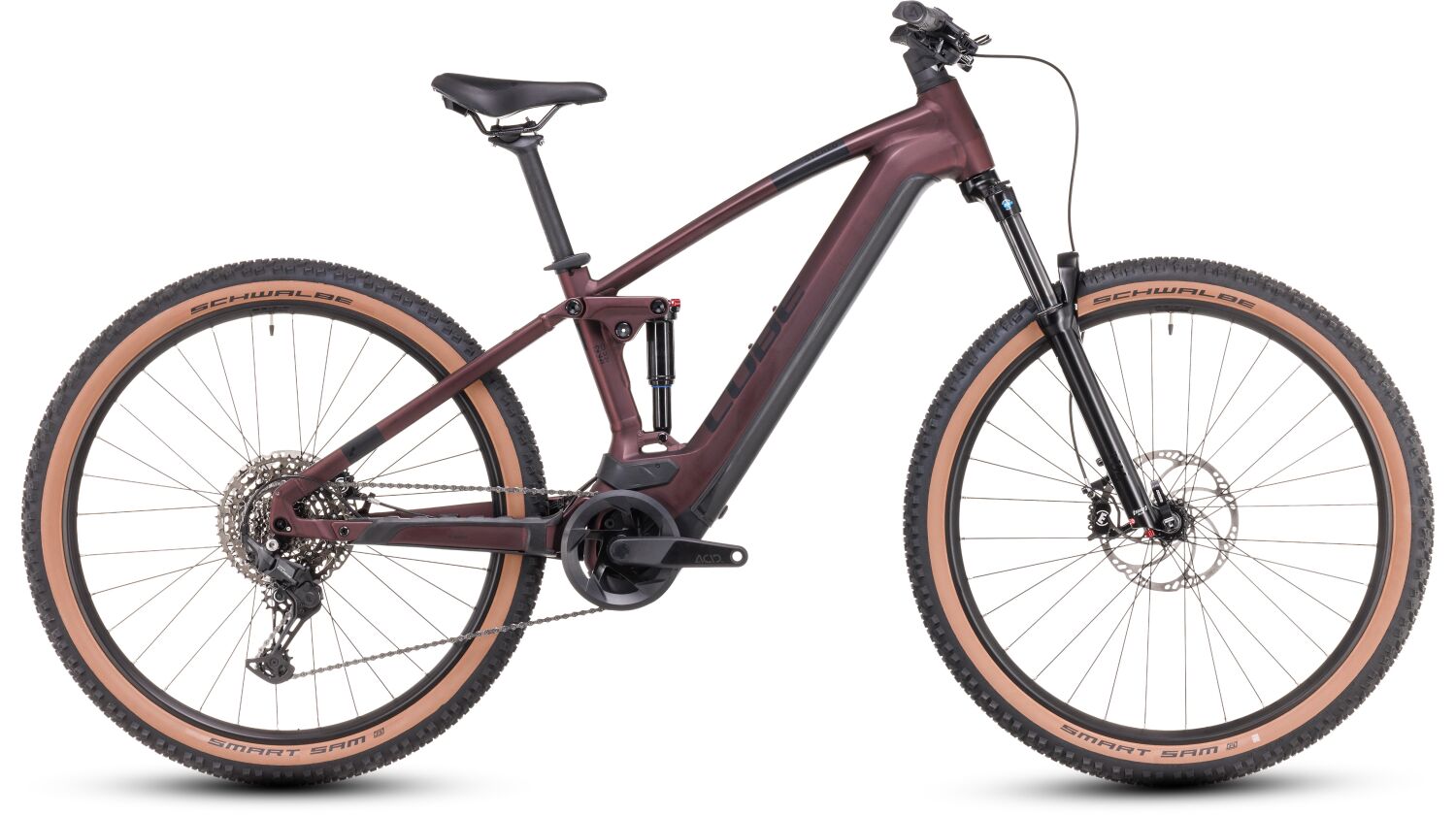 Cube Stereo Hybrid 120 One 625 Wh E-Bike Fully rubyred´n´black