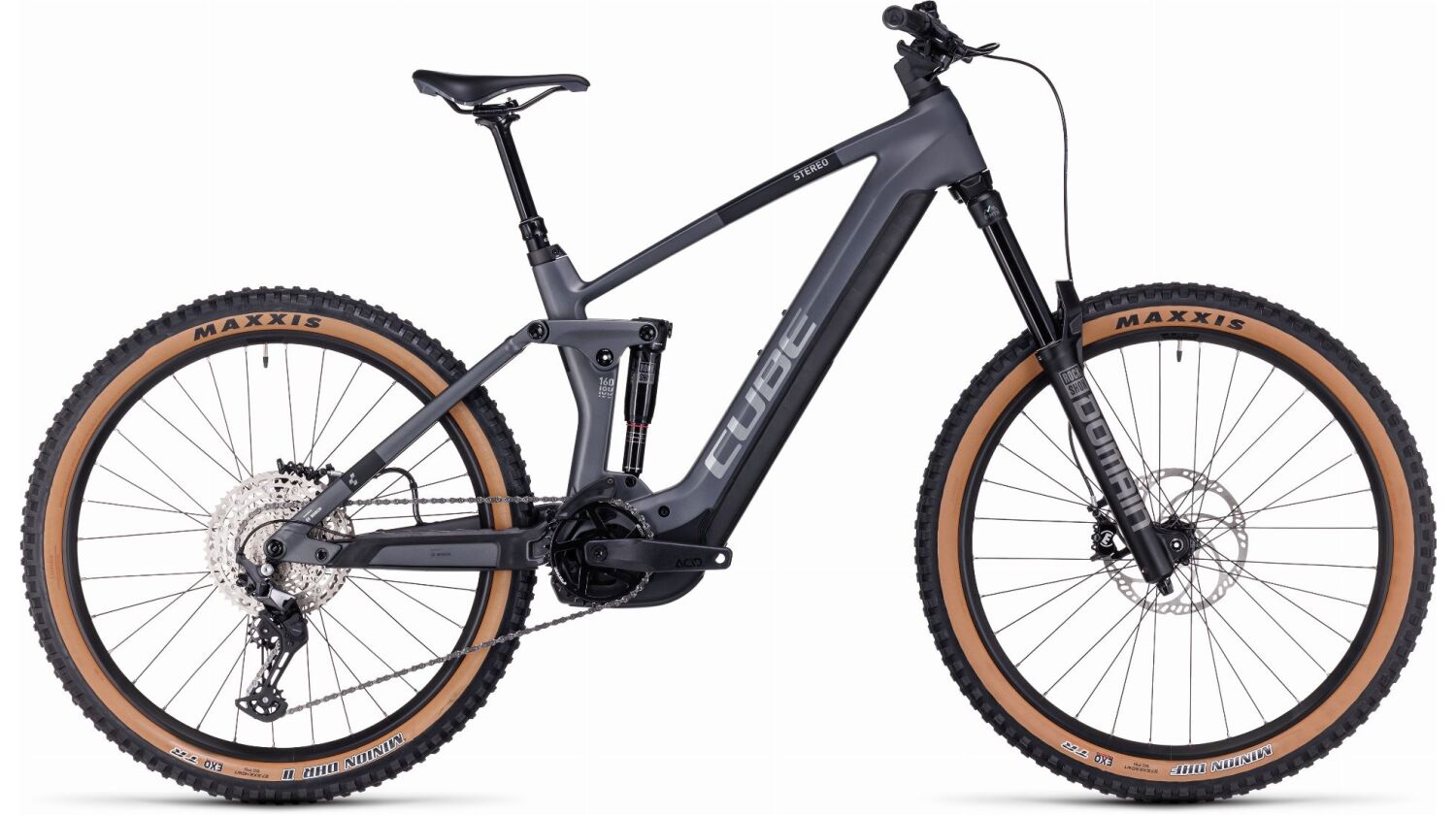 Cube Stereo Hybrid 160 HPC Race 750 Wh E-Bike Fully 27,5" grey´n´metal