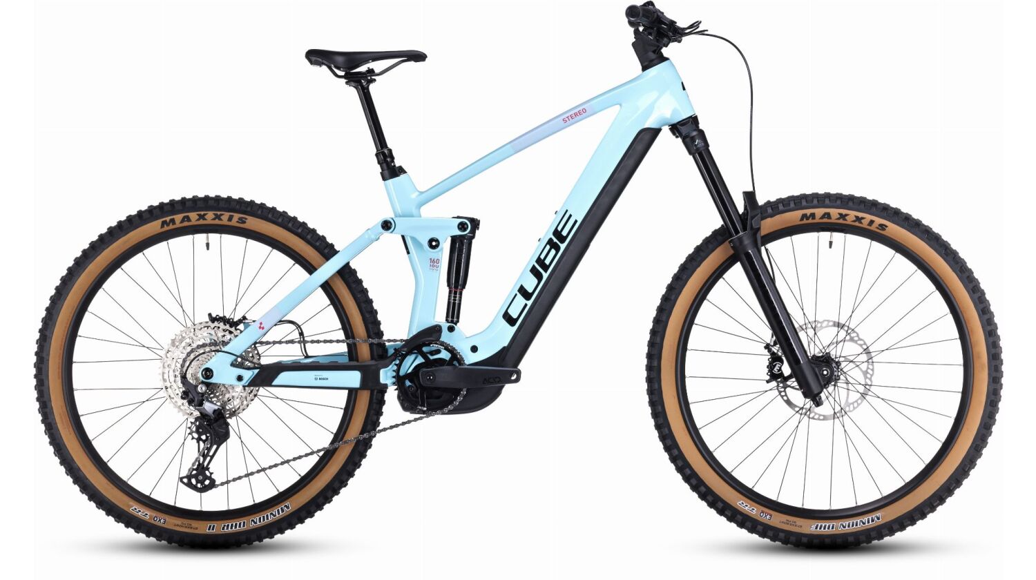 Cube Stereo Hybrid 160 HPC Race 750 Wh E-Bike Fully 27,5" iceblue´n´black