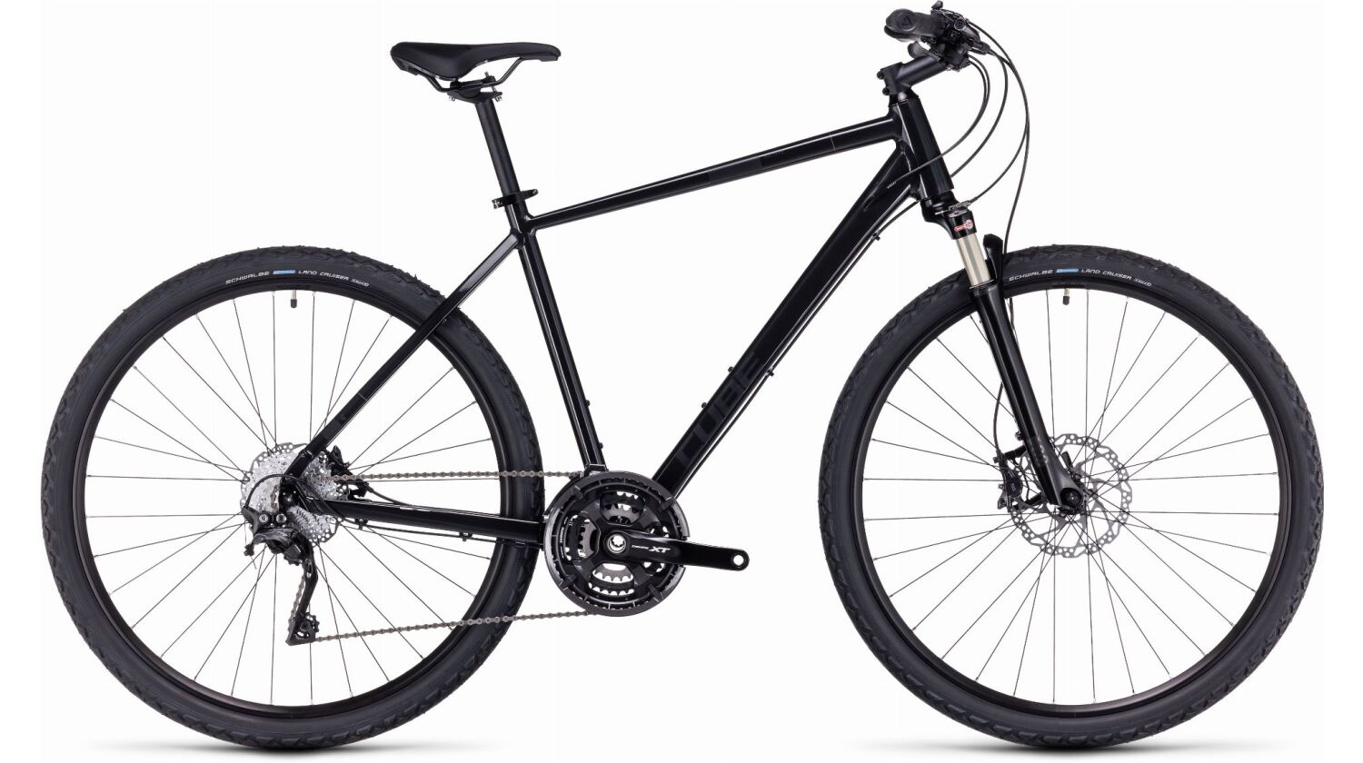 Cube Nature SLX Crossrad Diamant 28" grey´n´black