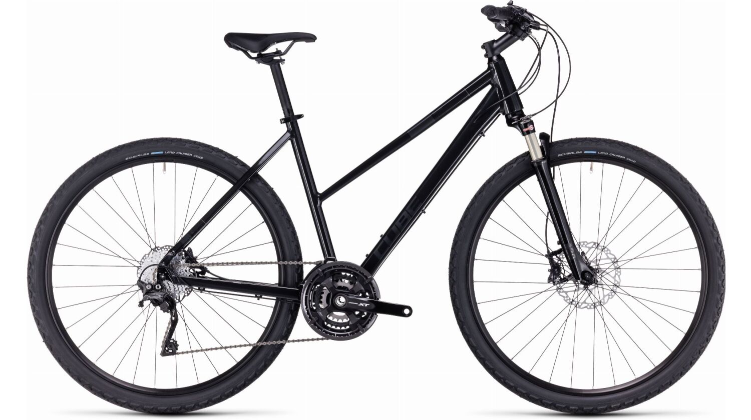 Cube Nature SLX Crossrad Trapeze 28" grey´n´black