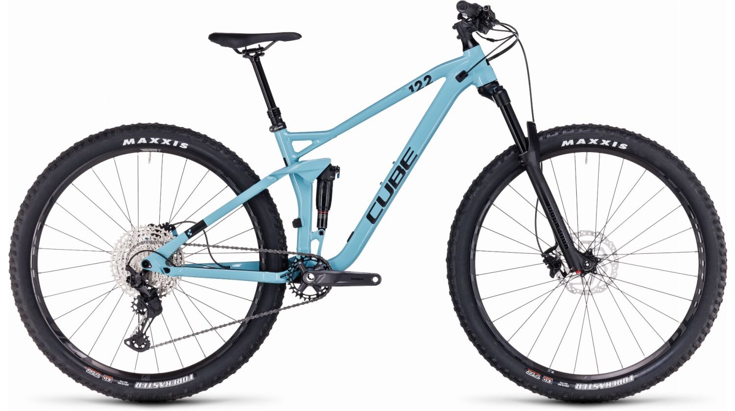 Cube Stereo One22 Race MTB-Fully mayablue´n´black