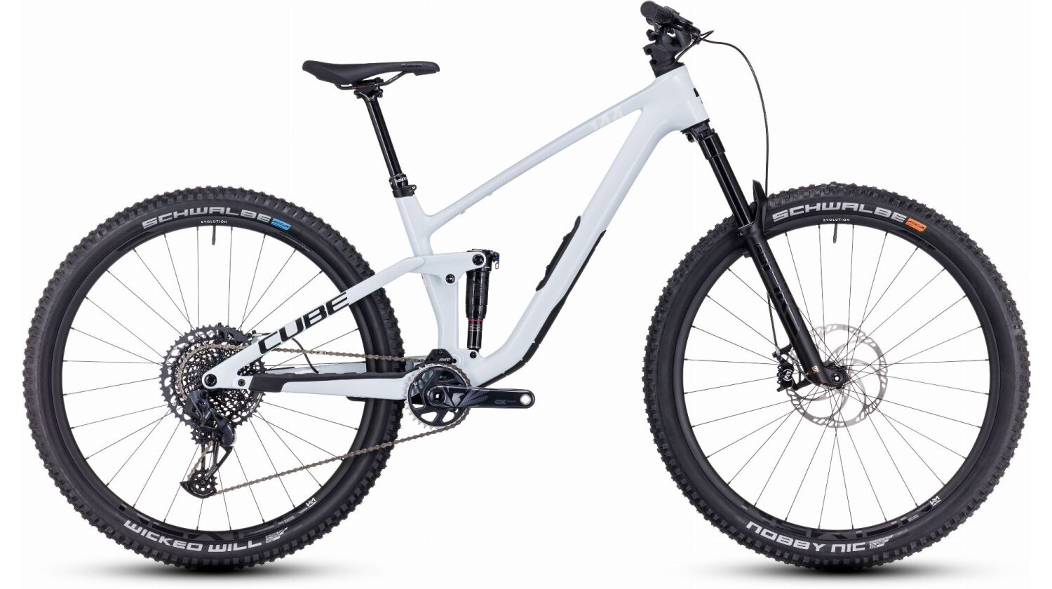 Cube Stereo One44 C:68X SLX MTB-Fully 29" frostwhite´n´black