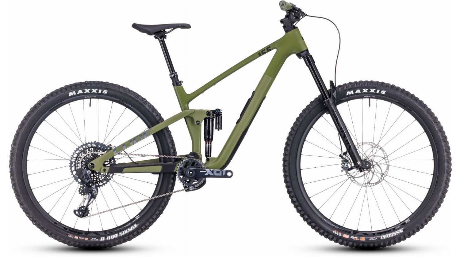 Cube Stereo One55 C:62 TM MTB-Fully 29" olive´n´chrome