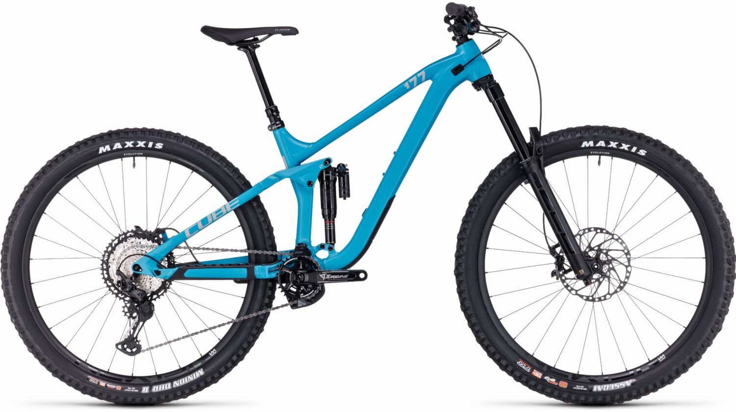 Cube Stereo One77 Race MTB-Fully 29" bondiblue´n´grey