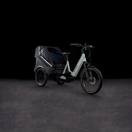 Cube Trike Family Hybrid 750 Wh E-Lastenrad 24"/20" swampgrey&acute;n&acute;black one size