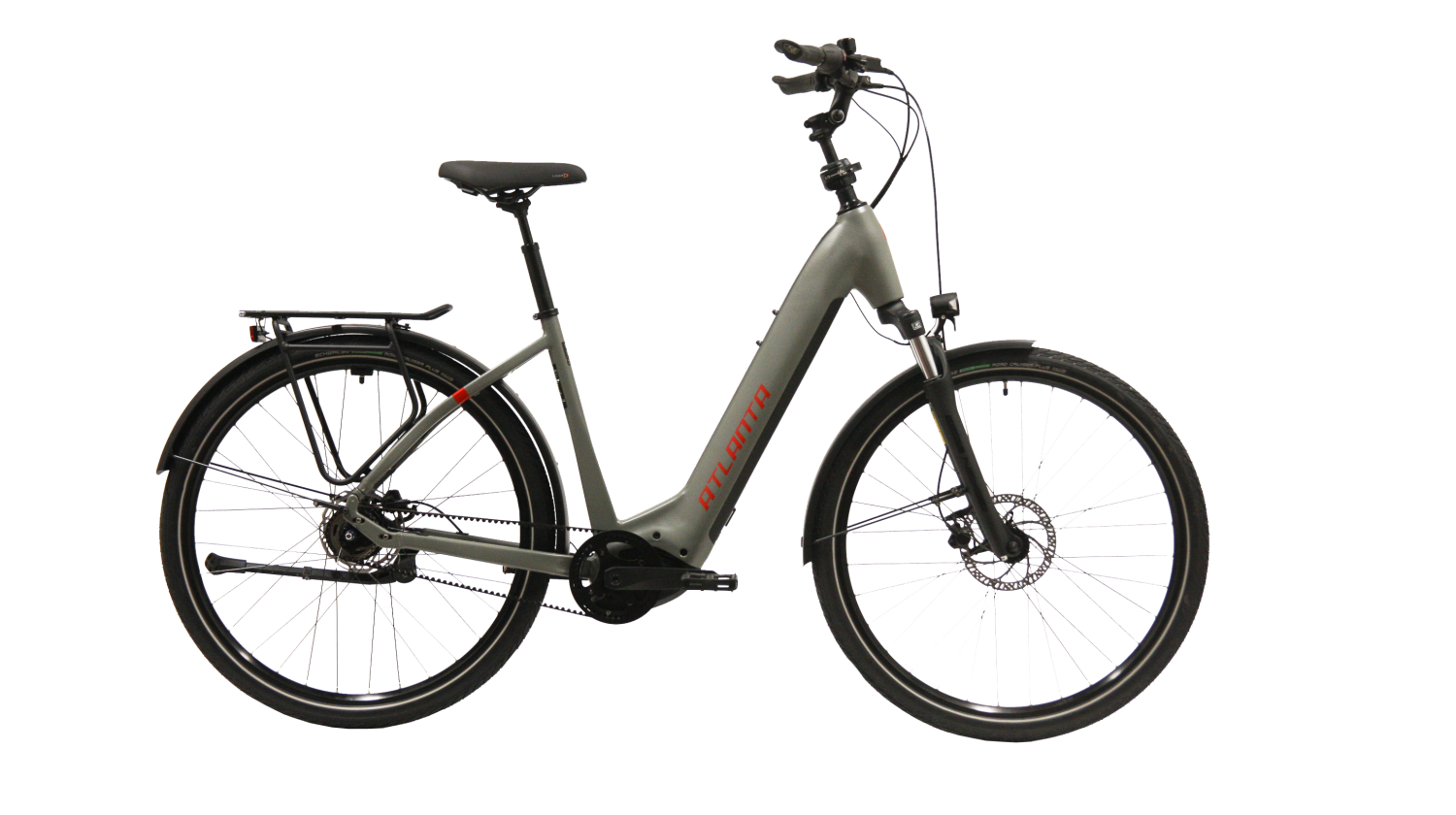 Atlanta Rückenwind IN 6.0 750 Wh E-Bike Wave 28" grau/schwarz