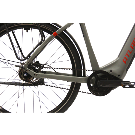 Atlanta R&uuml;ckenwind IN 6.0 750 Wh E-Bike Wave 28&quot; grau/schwarz