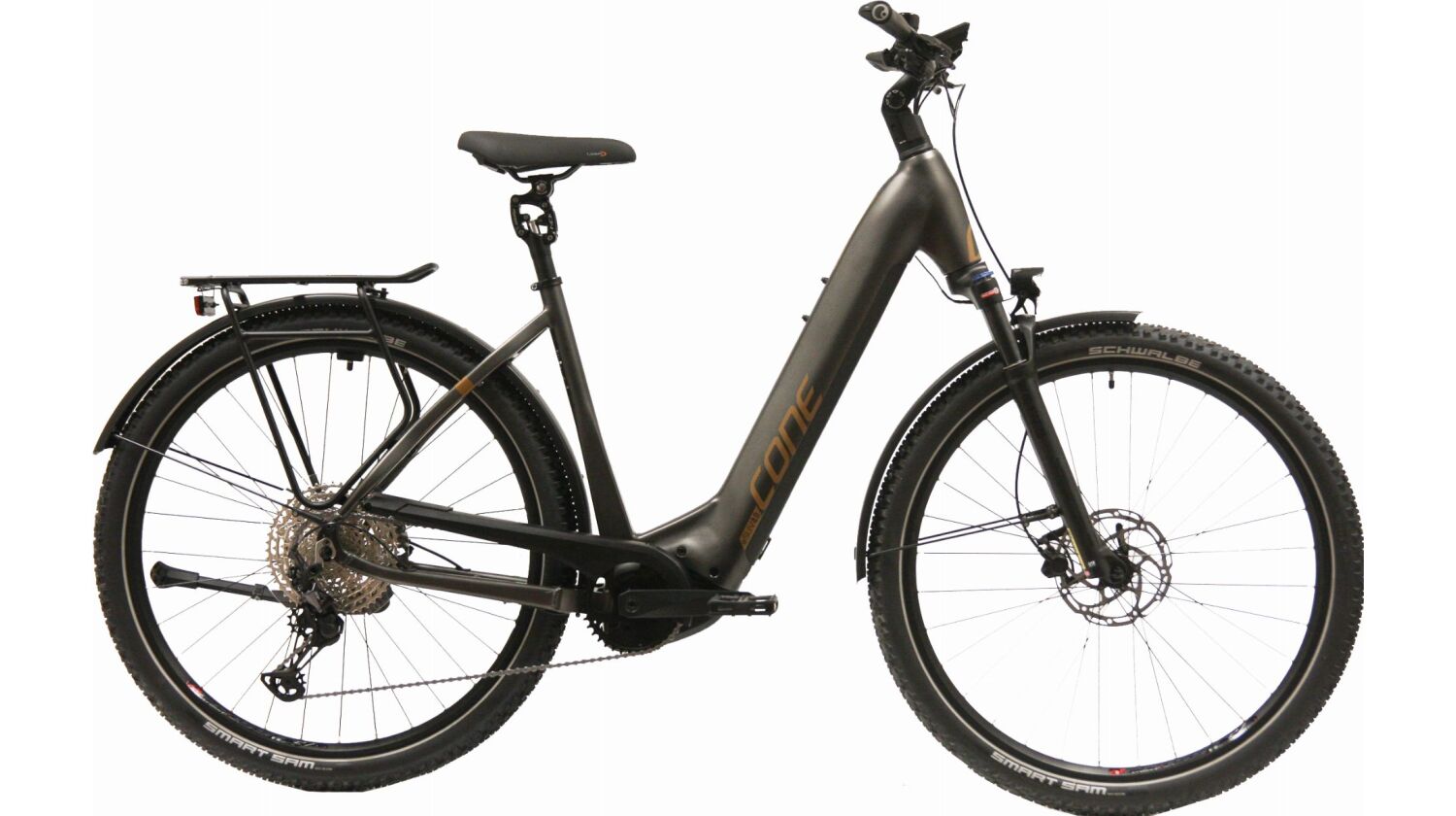 Cone eSUV IN 4.0 750 Wh E-Bike Wave 29" dunkel grau/braun