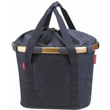 KLICKfix Bikebasket Lenkertasche rhombus midnight gold 15 L