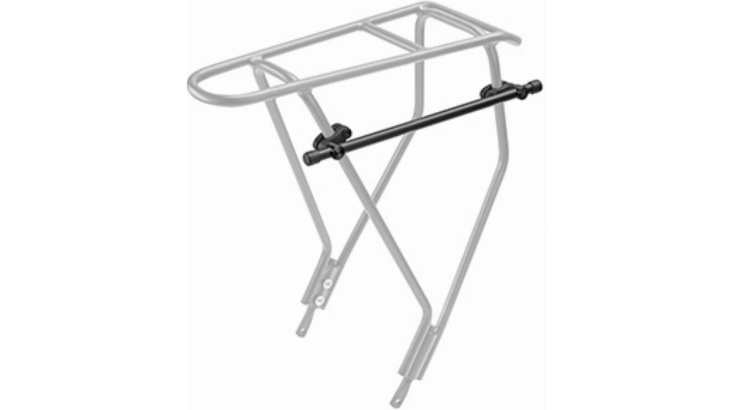 KLICKfix Xtra Rail Gepäckträgerstrebe schwarz