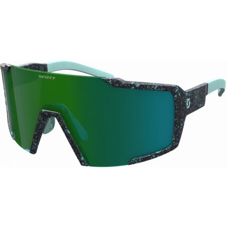 Scott Shield Sonnenbrille terrazzo black/green chrome