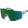 Scott Shield Sonnenbrille terrazzo white/green chrome