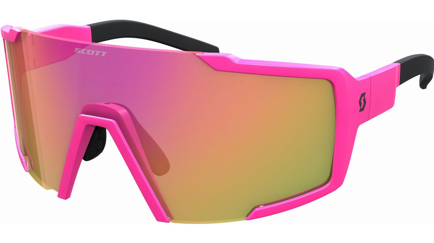 Scott Shield Compact Sonnenbrille acid pink/pink chrome