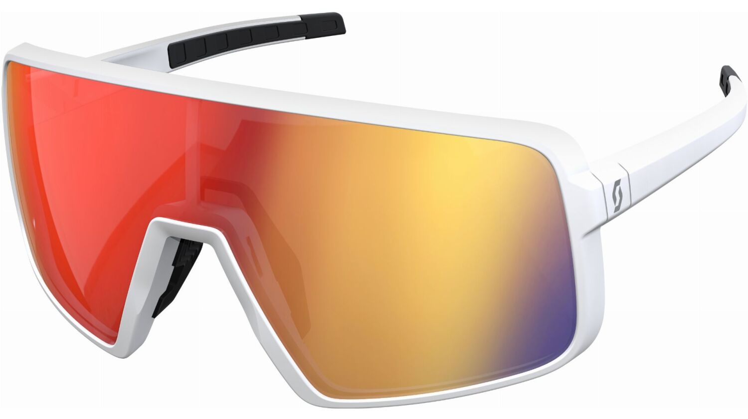 Scott Torica Sonnenbrille white matt/red chrome