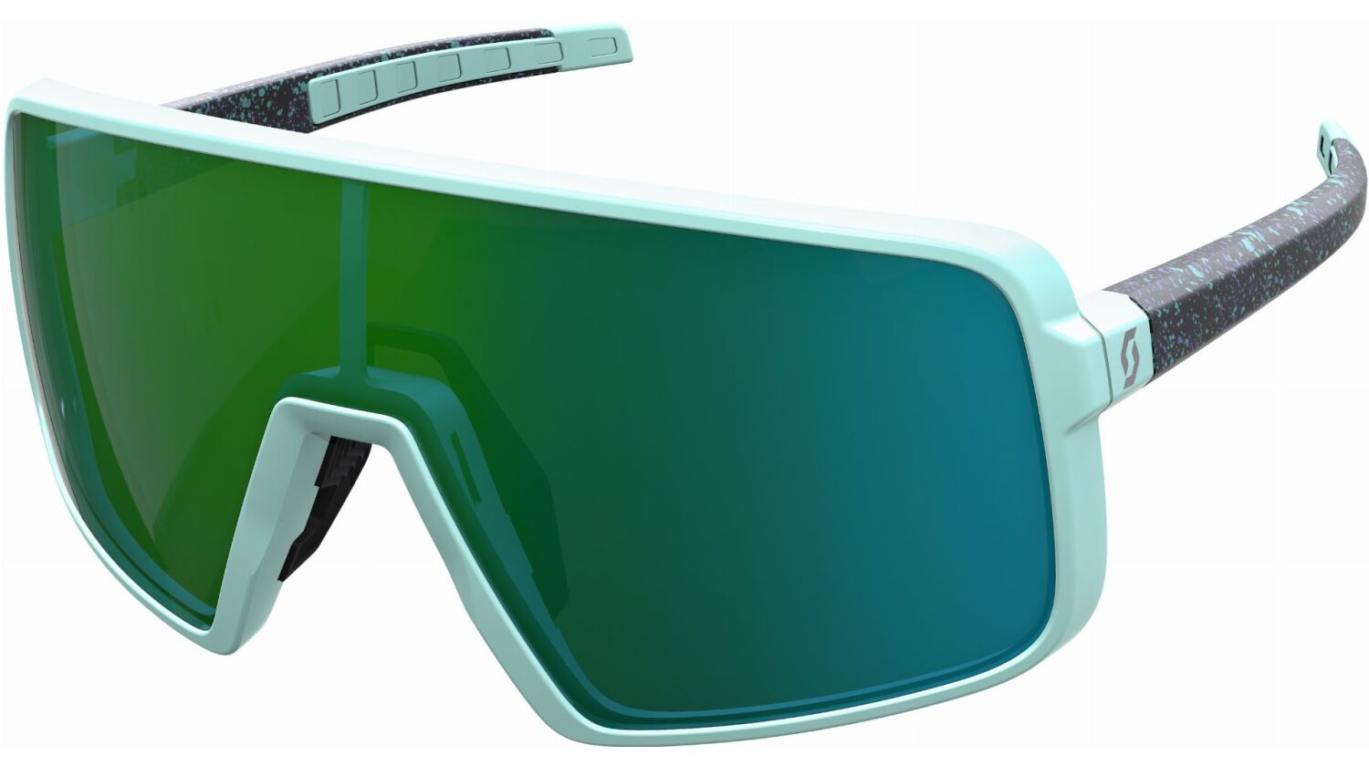 Scott Torica Sonnenbrille terrazzo black/green chrome