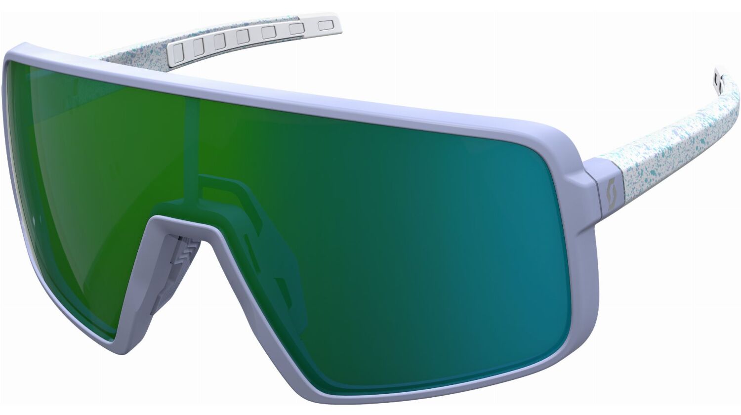 Scott Torica Sonnenbrille terrazzo white/green chrome