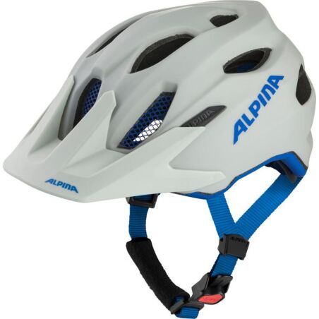 Alpina Carapax Junior Kinder-Helm smoke-grey blue matt...