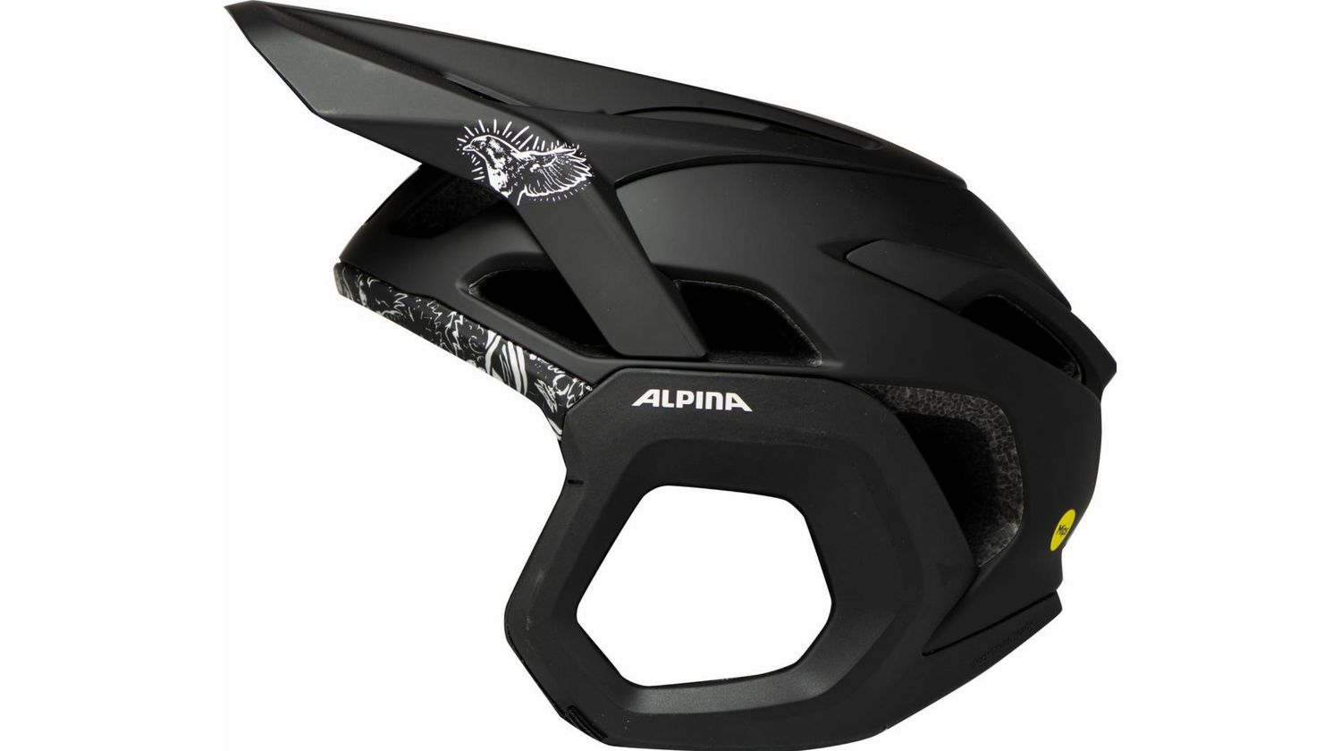 Alpina Root Mips MTB-Helm blackbird matt