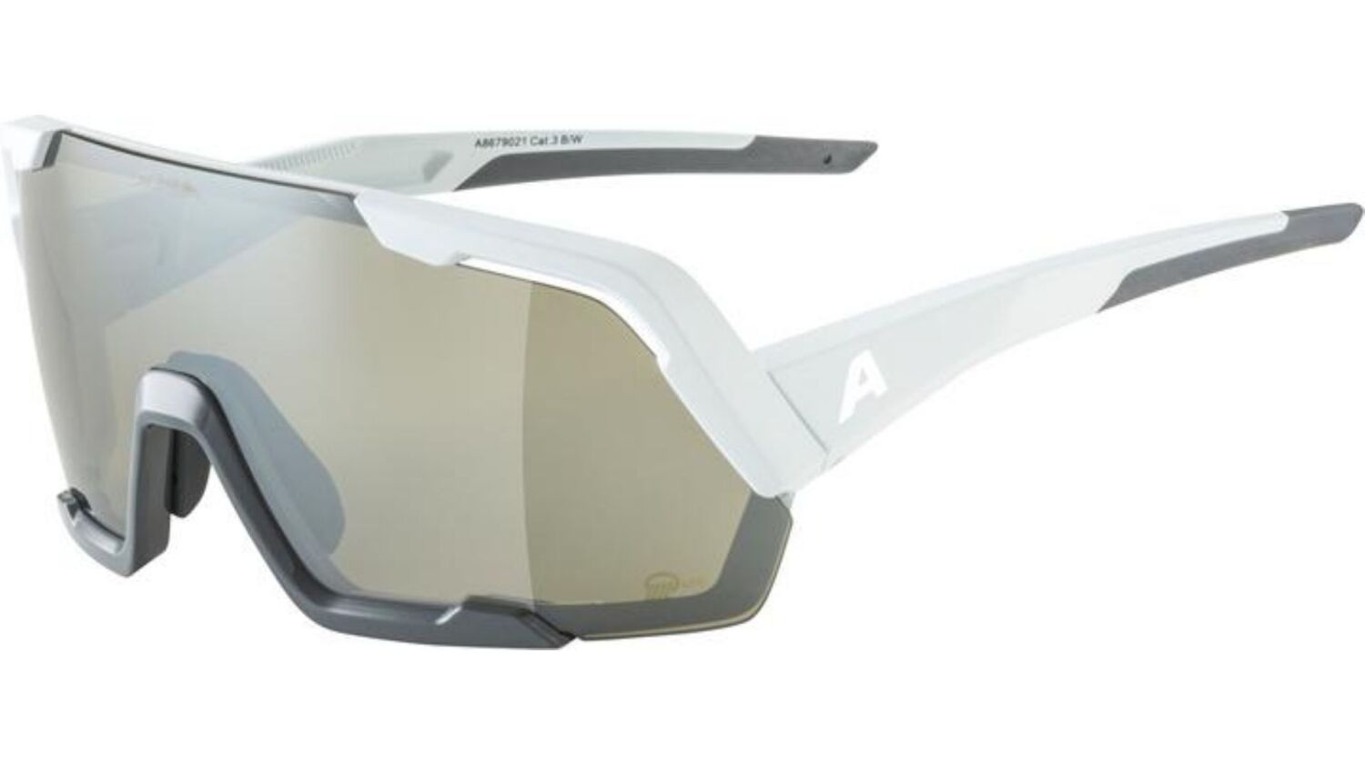 Alpina Rocket Q-Lite Sportbrille smoke-grey matt/mirror silver one size