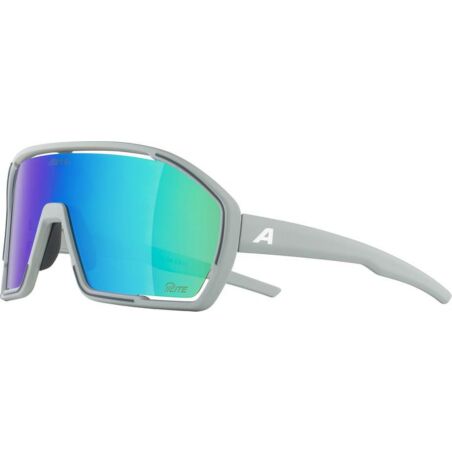 Alpina Bonfire Q-Lite Sportbrille smoke-grey matt/mirror green one size