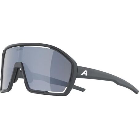 Alpina Bonfire Sportbrille midnight-grey matt/mirror green one size