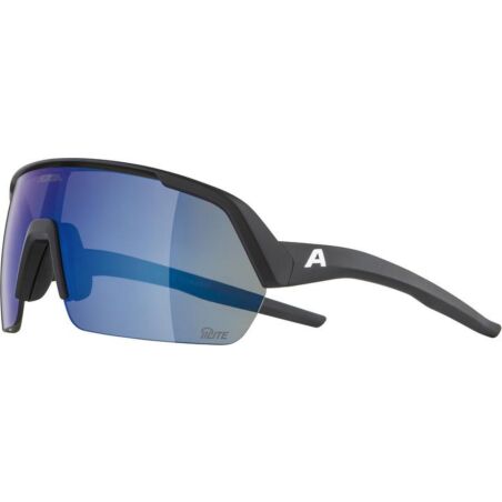 Alpina Turbo HR Q-Lite Sportbrille black matt/mirror blue one size