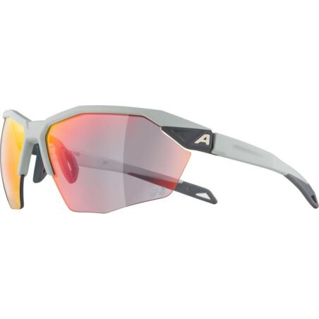 Alpina Twist Six HR QV Sportbrille smoke-grey matt/quattro/variofl.mirror+ rainb. one size