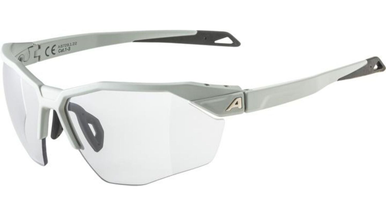 Alpina Twist Six HR V Sportbrille smoke-grey matt/varioflex+ black one size