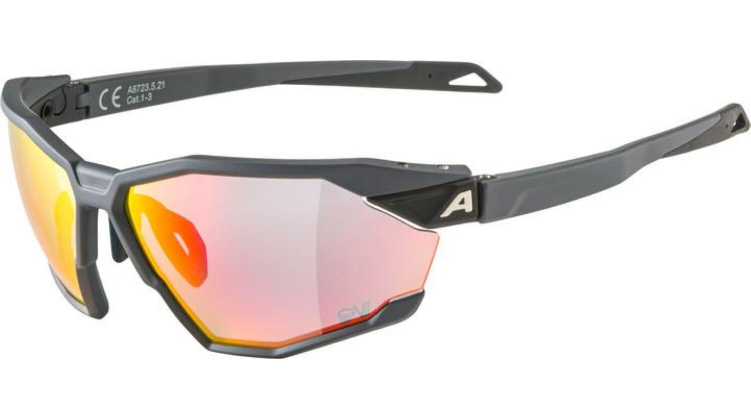 Alpina Twist Six QV Sportbrille midnight/quattro/variofl.mirror+ rainb. one size