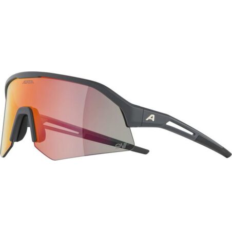 Alpina Sonic HR QV Sportbrille midnight-grey matt/quattro/variofl.mirror+ rainb. one size