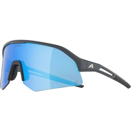 Alpina Sonic HR Q Sportbrille midnight-grey matt/mirror blue one size