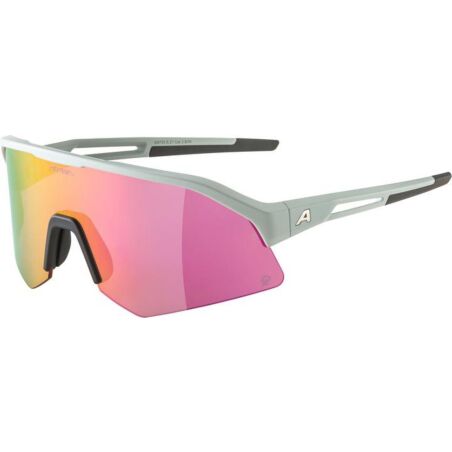 Alpina Sonic HR Q Sportbrille smoke-grey matt/mirror pink...
