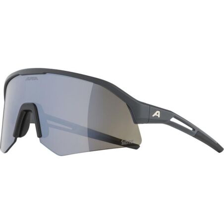 Alpina Sonic HR Q-Lite Sportbrille midnight-grey matt/mirror silver one size