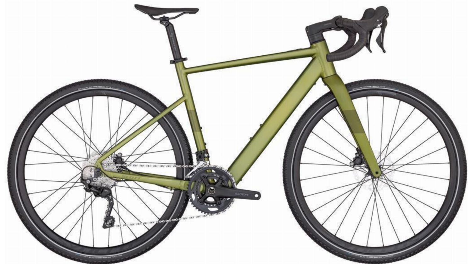 Scott Speedster Gravel eRIDE 50 250 Wh E-Bike Diamant 28" ever green